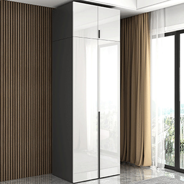 Modern Manufactured Wood Storage Cabinet High Gloss White Cabinet