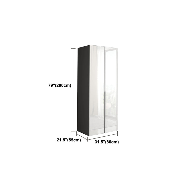 Modern Manufactured Wood Storage Cabinet High Gloss White Cabinet