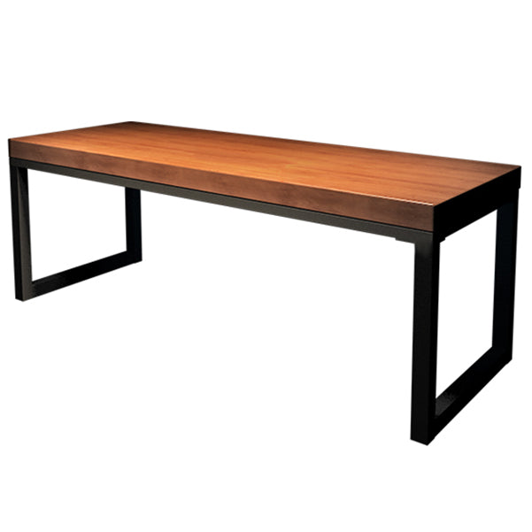 Modern Style Rectangular Writing Desk Pine Solid Wood Office Desk