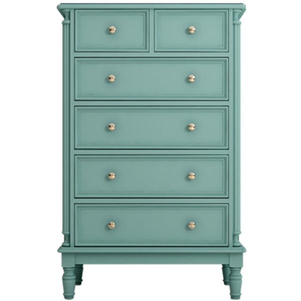 Wood Top Chest with Legs Vertical Dresser with Drawers for Bedroom