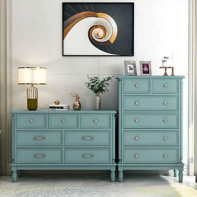 Wood Top Chest with Legs Vertical Dresser with Drawers for Bedroom