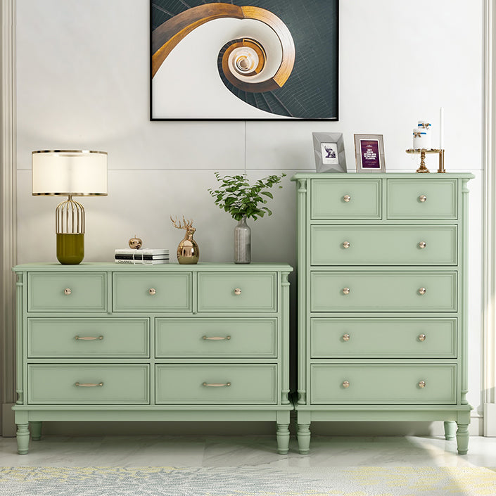 Wood Top Chest with Legs Vertical Dresser with Drawers for Bedroom