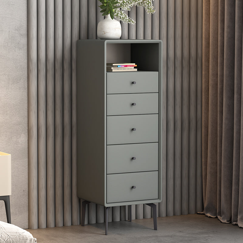 Lingerie Chest Metal Legs Contemporary Chest with Drawers for Bedroom