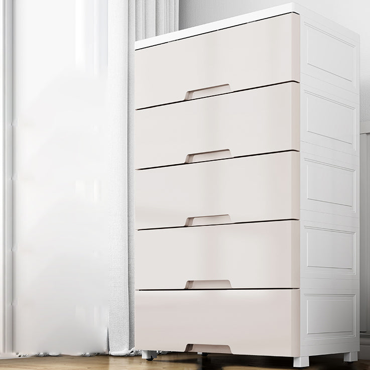 Lingerie Chest Contemporary Plastic Chest with Drawers for Bedroom