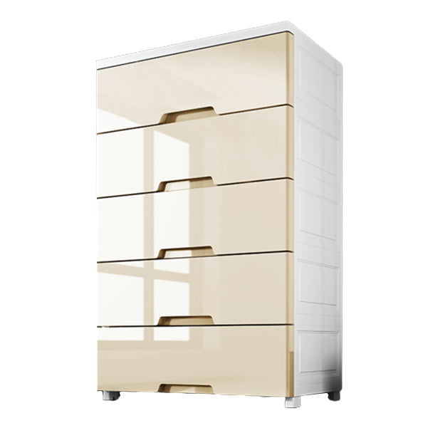 Lingerie Chest Contemporary Plastic Chest with Drawers for Bedroom