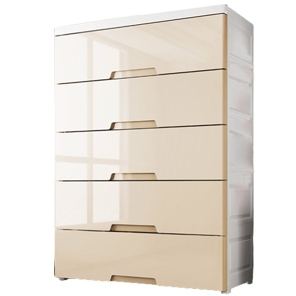 Lingerie Chest Contemporary Plastic Chest with Drawers for Bedroom