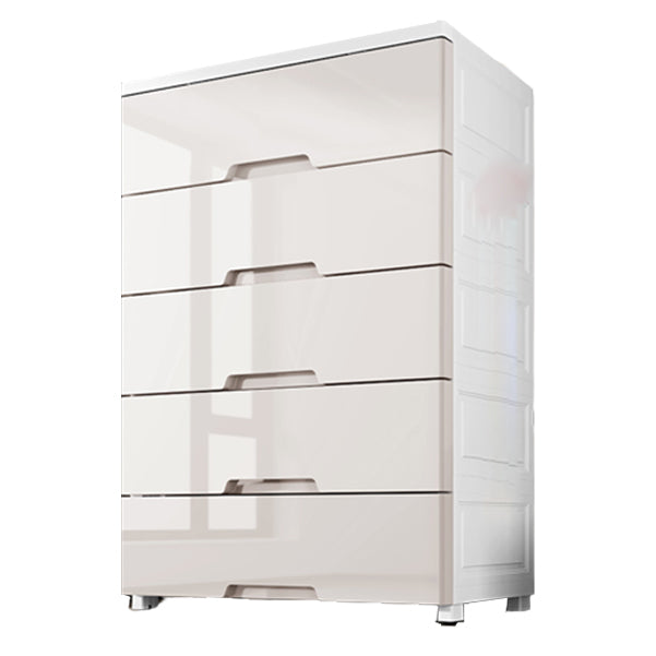 Lingerie Chest Contemporary Plastic Chest with Drawers for Bedroom