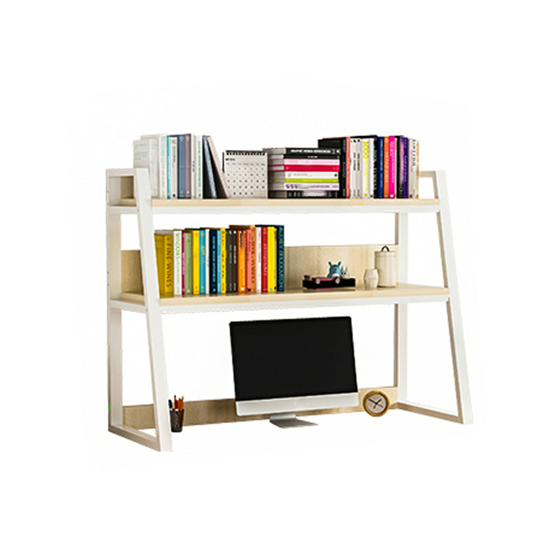 12.6"W Wooden Open Bookshelf Matte Finish Modern Bookcase with Shelves