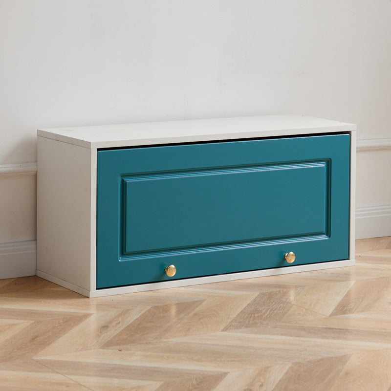 Urban Closed Back Standard Wood Shelf Bookcase for Living Room