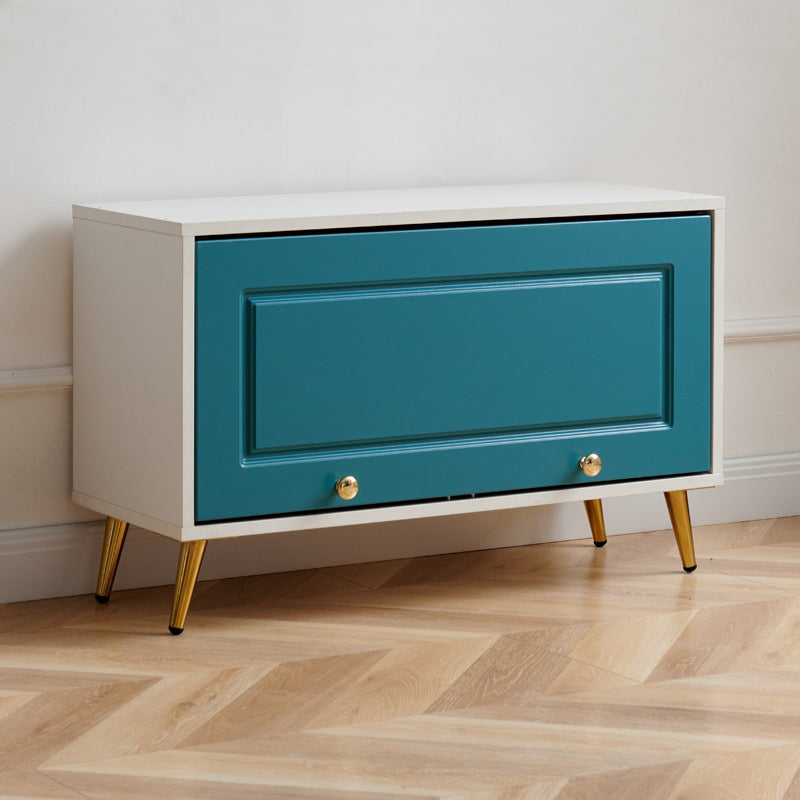 Urban Closed Back Standard Wood Shelf Bookcase for Living Room