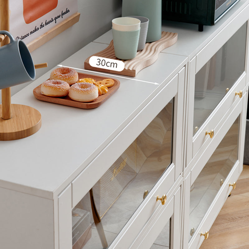 Urban Closed Back Standard Wood Shelf Bookcase for Living Room