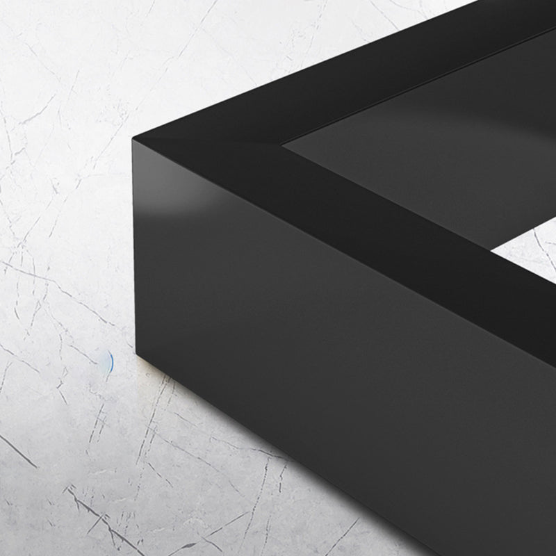 Modern Steel Bookcase Rectangular Shelves 71"H X 12" W Bookshelf for Office