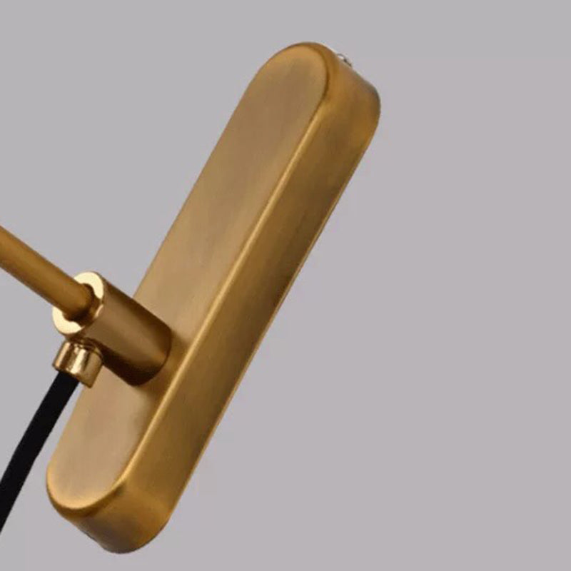 Industrial 1 - Light Wall Light Fixture Iron and Glass Wall Sconce in Black / Gold