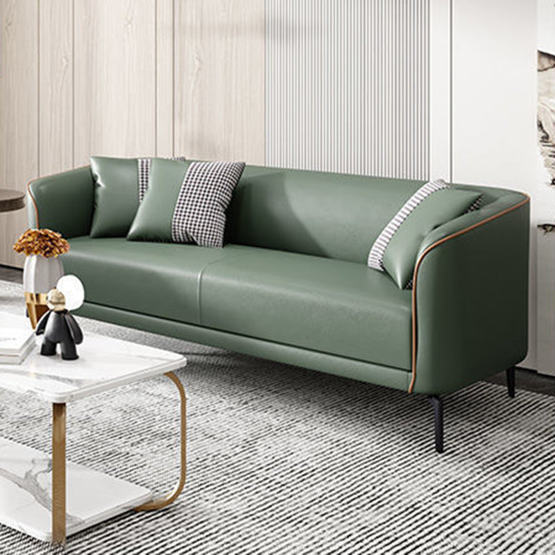 25.98" Wide Tuxedo Arm Sofa Stain Resistant Standard Sofa with 2 Pillow