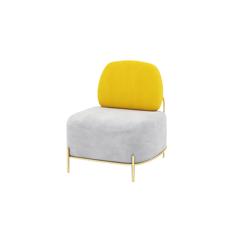 Contemporary Armless Sofa with Tight Back for Apartment Sofa