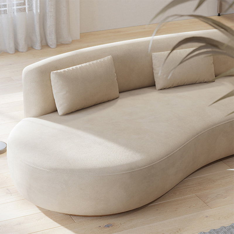Contemporary 33.5" H Faux Leather Armless Sofa For Living Room