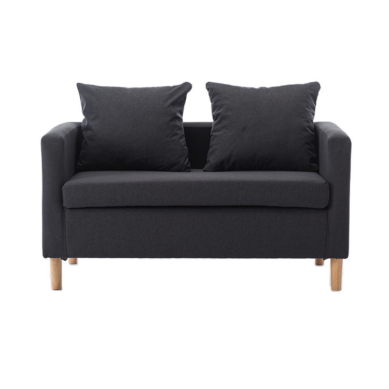 Contemporary Loose Back Standard Square Arm Slipcovered Seating