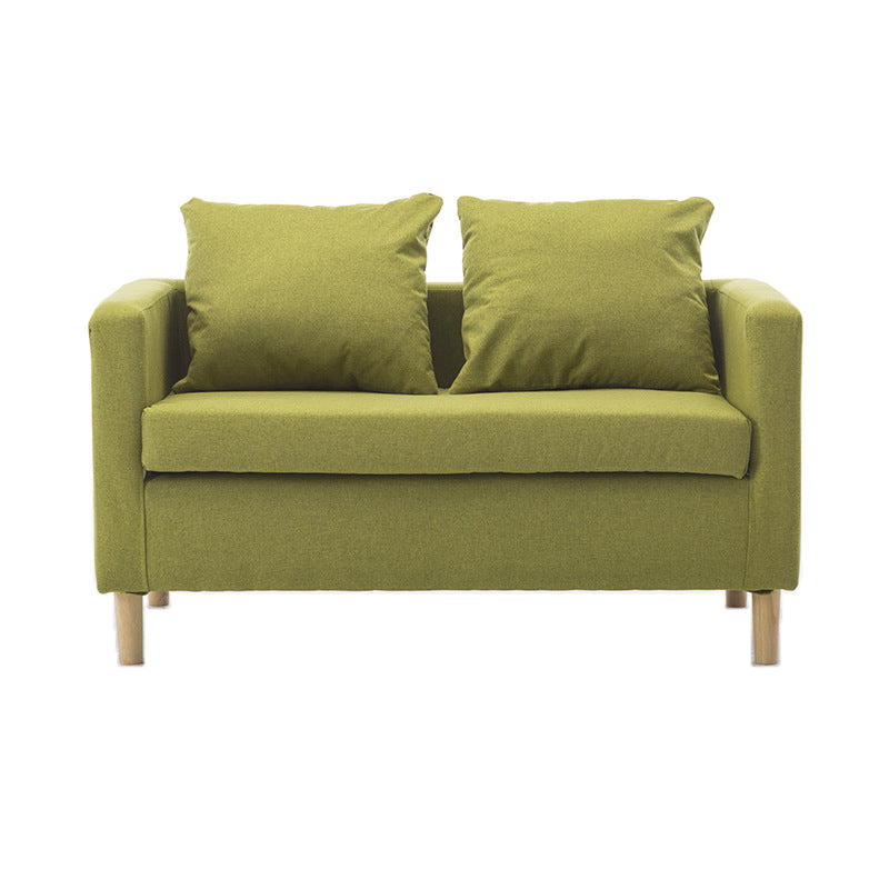 Contemporary Loose Back Standard Square Arm Slipcovered Seating