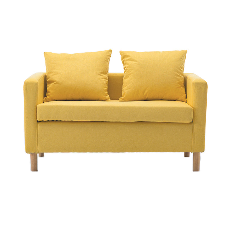 Contemporary Loose Back Standard Square Arm Slipcovered Seating