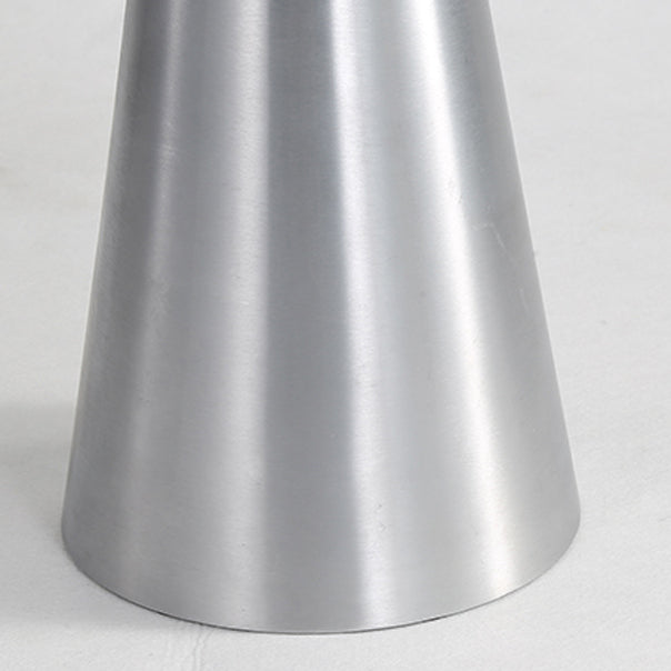 Mid-Century Metal Pedestal End Table Round Side End Table for Living Room