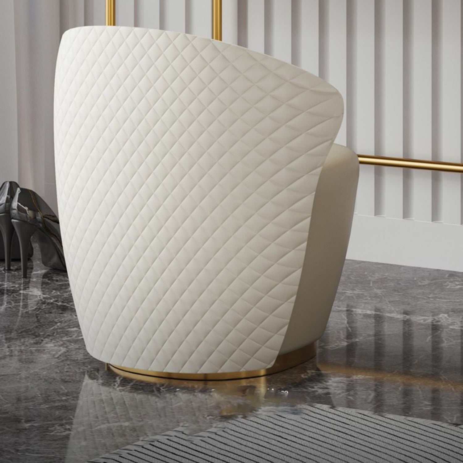 2 Drawers Vanity Set with Stool 30.7" High Metal Dressing Table