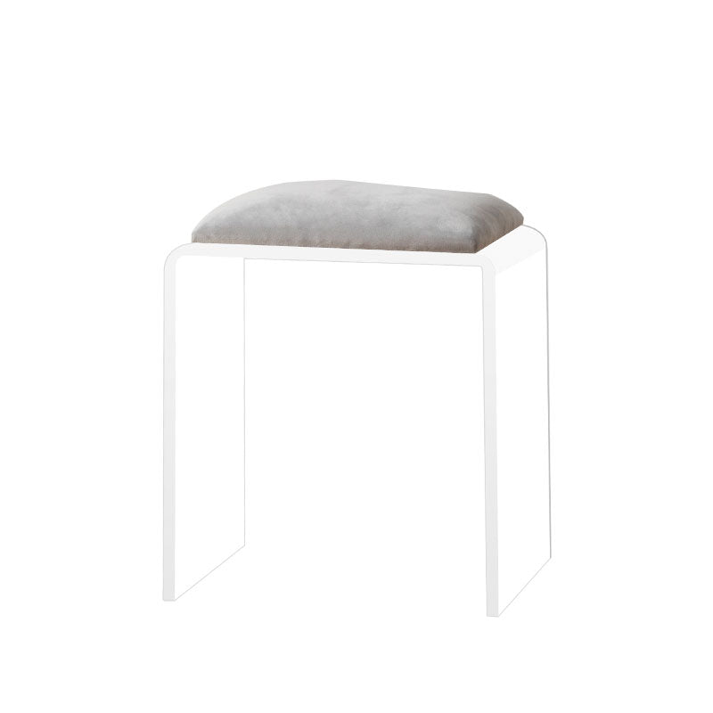 Modern Makeup Dressing Table Stool Set with 1/2 Storage Drawers