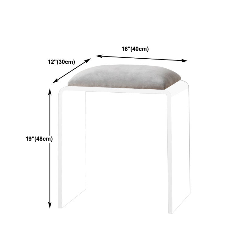 Stone Top Make-up Vanity Table Modern Style Vanity Desk with Drawers