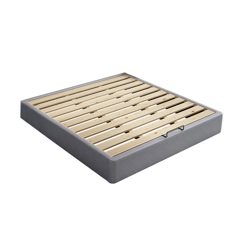Contemporary Wooden Bed Frame , 6 Inch Platform Bed for Bedroom