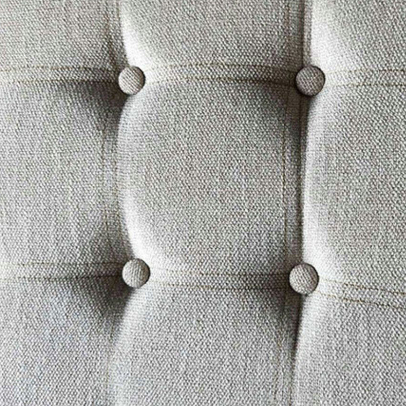 Industrial Metal Standard Bed, Open-Frame Rectangular Headboard Bed