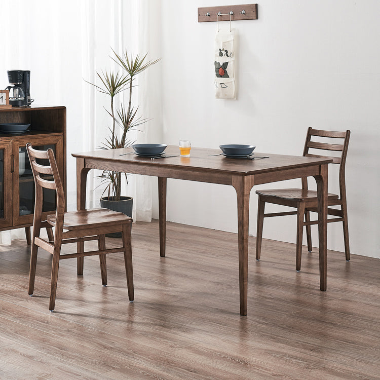 Rectangle Dining Site Table Simplicity Style Solid Wood Table with 4-foot