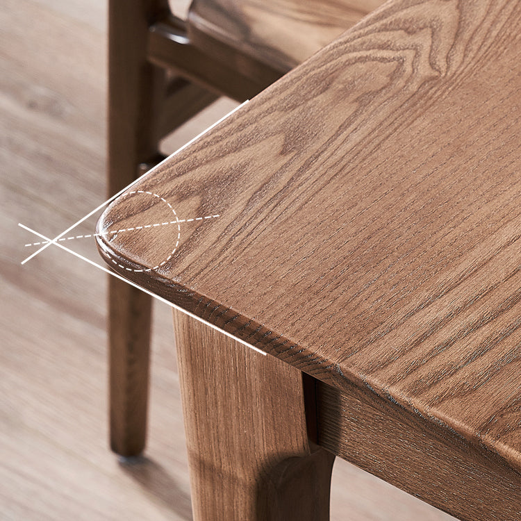 Rectangle Dining Site Table Simplicity Style Solid Wood Table with 4-foot