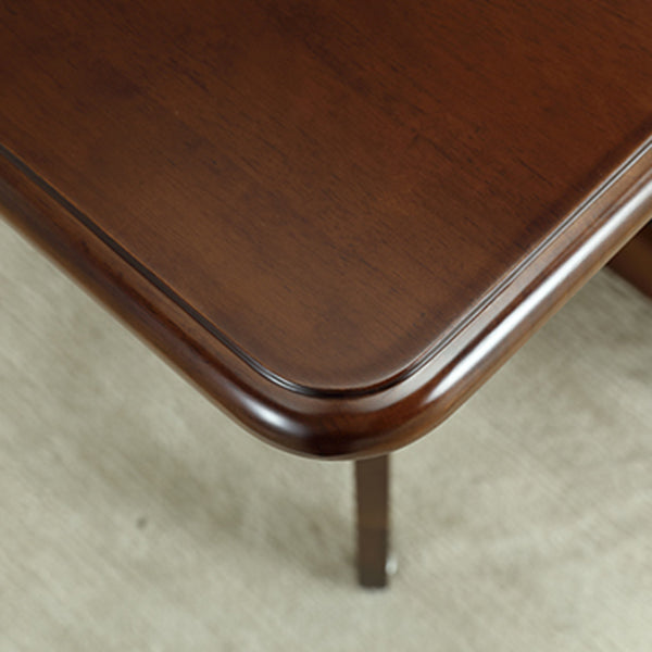 Mid-Century Folding Table Solid Wood Dining Site Table,51.2"L x 35.4"W x 29.5"H