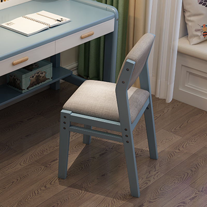 Contemporary Style Dining Wooden Chair Kitchen Dining Open Back Armless Chairs