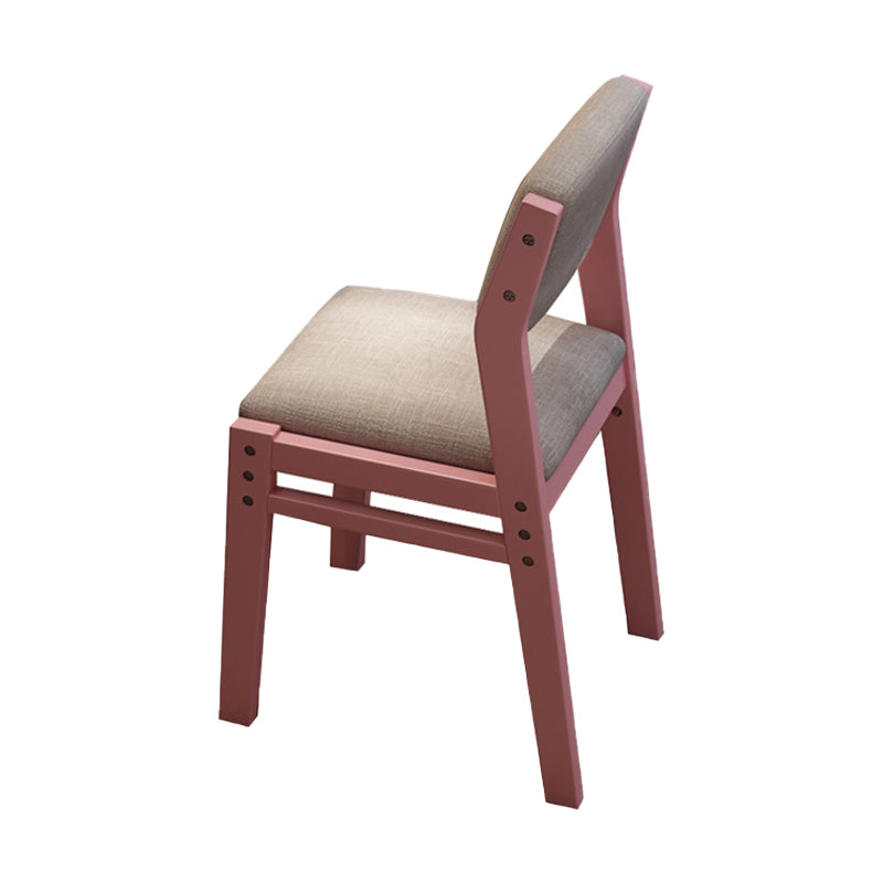 Contemporary Style Dining Wooden Chair Kitchen Dining Open Back Armless Chairs