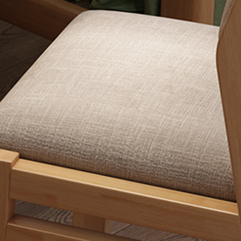 Contemporary Style Dining Wooden Chair Kitchen Dining Open Back Armless Chairs