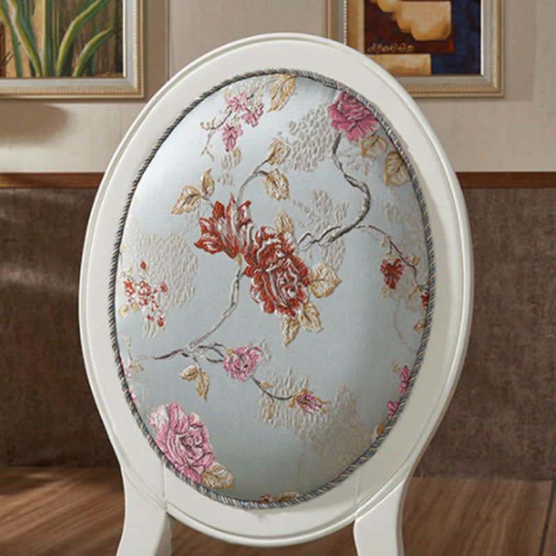 Victorian Style Kitchen Wooden Chair Dining Armless Side Chairs