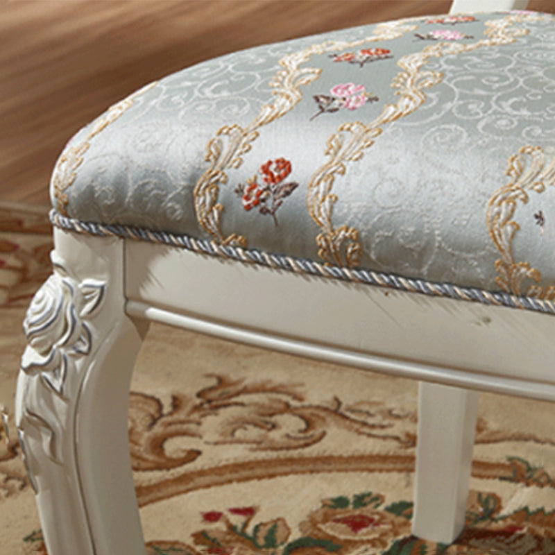 Victorian Style Kitchen Wooden Chair Dining Armless Side Chairs