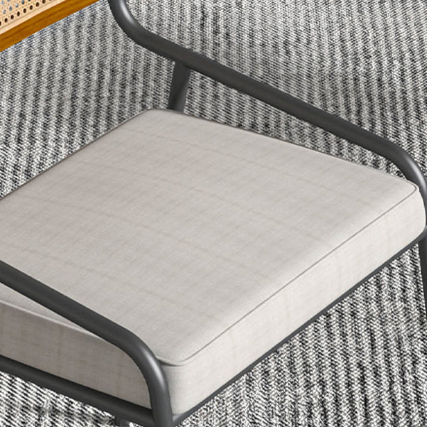 Industrial Open Back Dining Chair Fabric Dining Chairs for Home