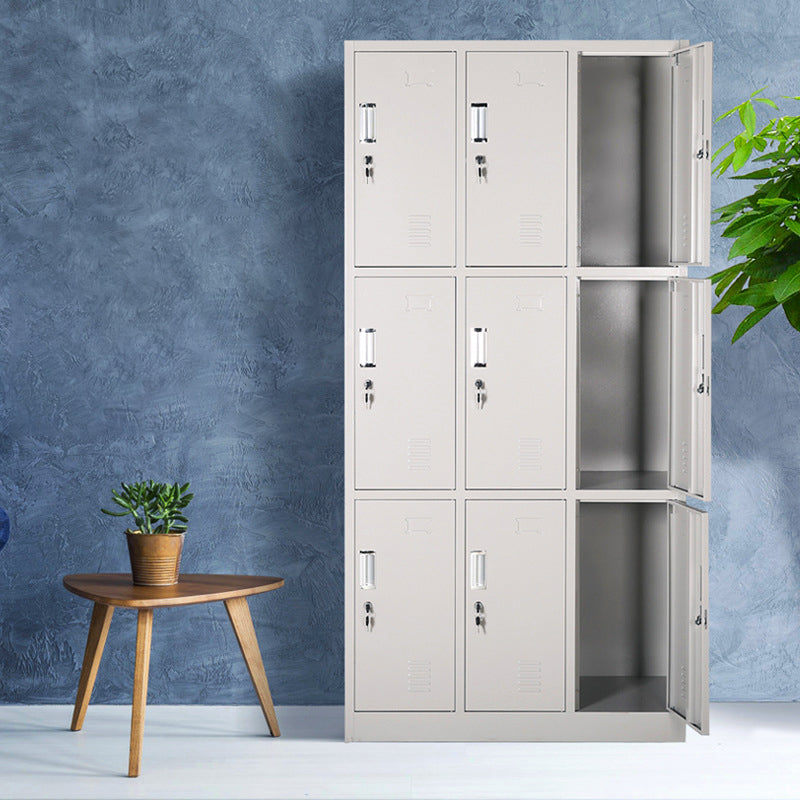 Hinged Wardrobe Cabinet Contemporary Metal Wardrobe Armoire for Bedroom