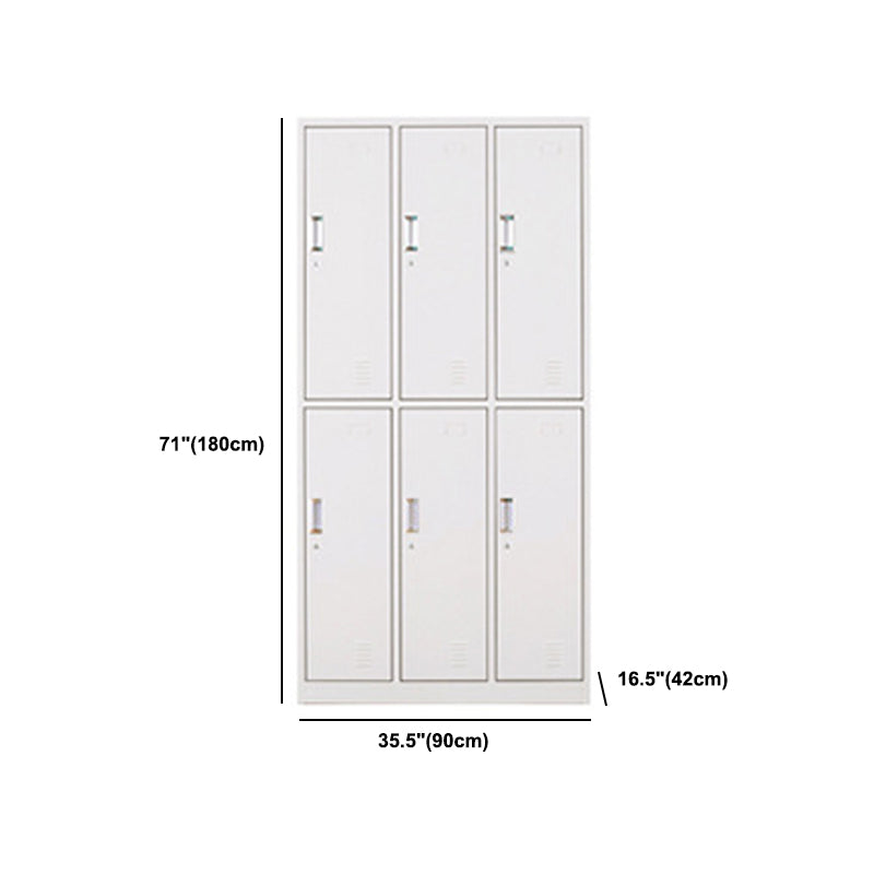 Hinged Wardrobe Cabinet Contemporary Metal Wardrobe Armoire for Bedroom