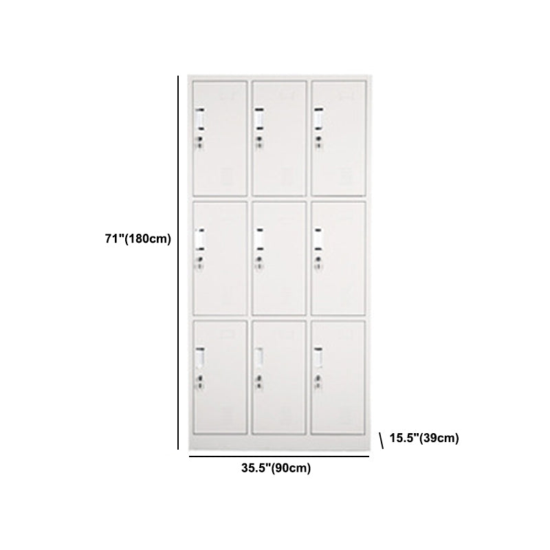 Hinged Wardrobe Cabinet Contemporary Metal Wardrobe Armoire for Bedroom