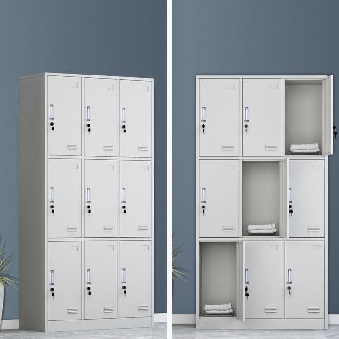 Metal Hinged Wardrobe Armoire Contemporary Wardrobe Cabinet for Home