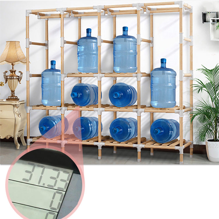 Natural Meringue Wood Frame Wardrobe Modern Style Home Wardrobe Armoire