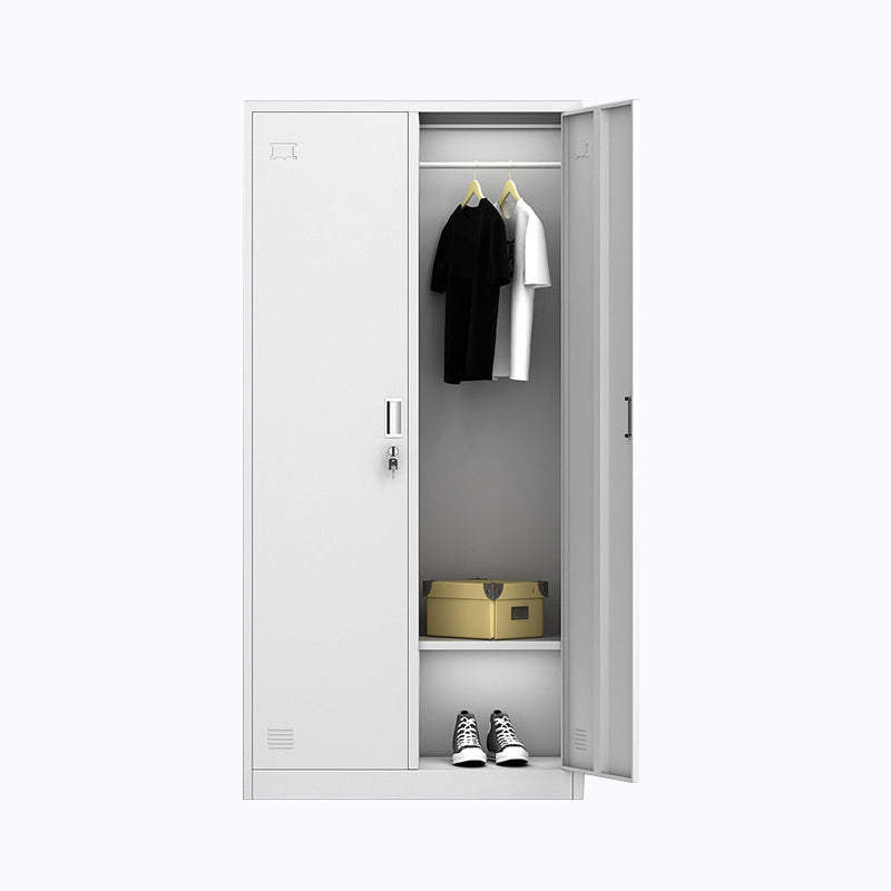 Metal Wardrobe Cabinet Contemporary Hinged Wardrobe Closet for Home