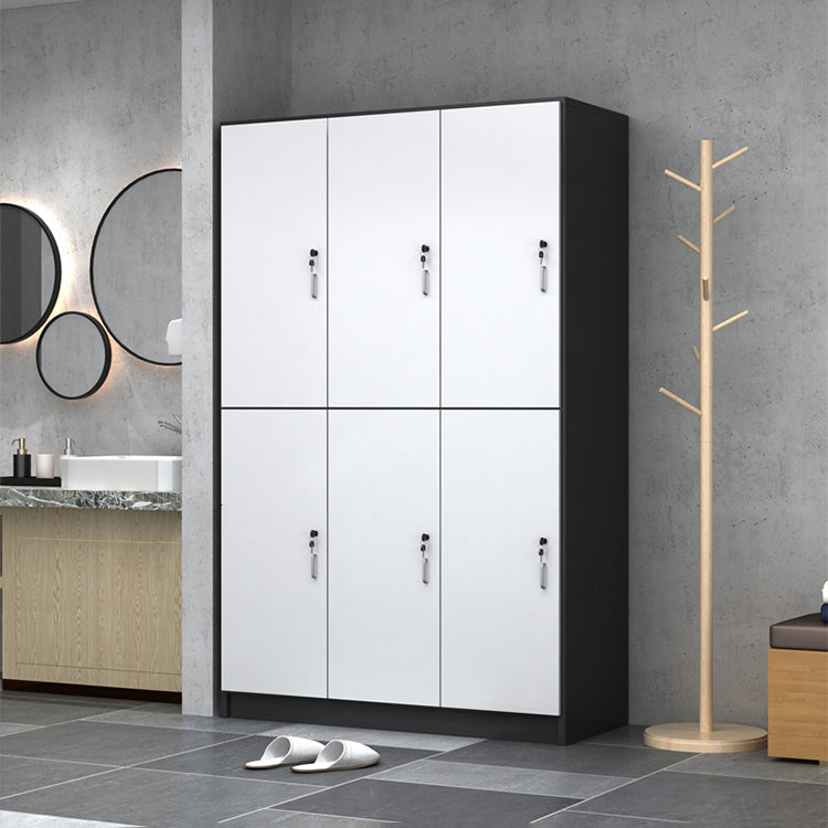 Engineered Wood Hinged Door Storage Cabinet Contemporary Cabinet for Bathroom