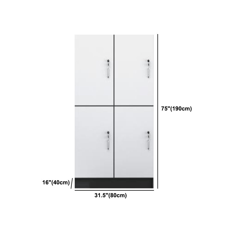 Engineered Wood Hinged Door Storage Cabinet Contemporary Cabinet for Bathroom