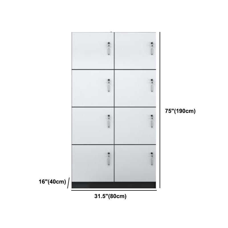 Engineered Wood Hinged Door Storage Cabinet Contemporary Cabinet for Bathroom