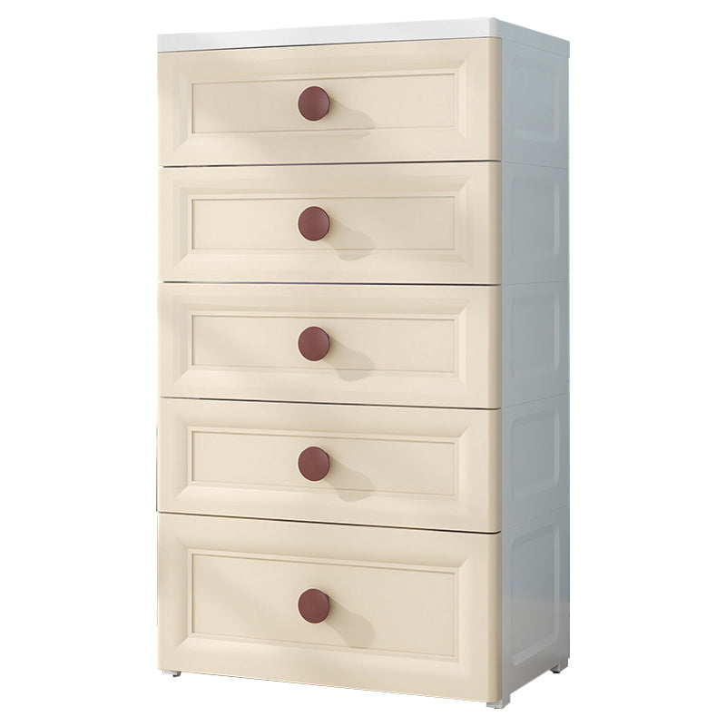Contemporary Style Non-Hanging Armoire Plastic Home Storage Cabinet