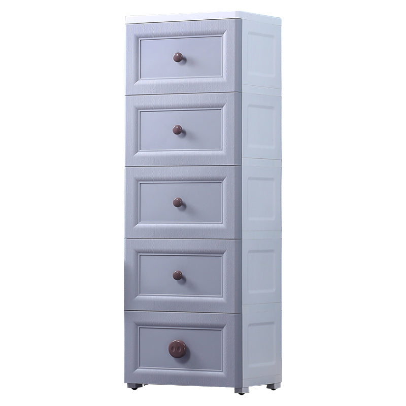 Contemporary Style Non-Hanging Armoire Plastic Home Storage Cabinet