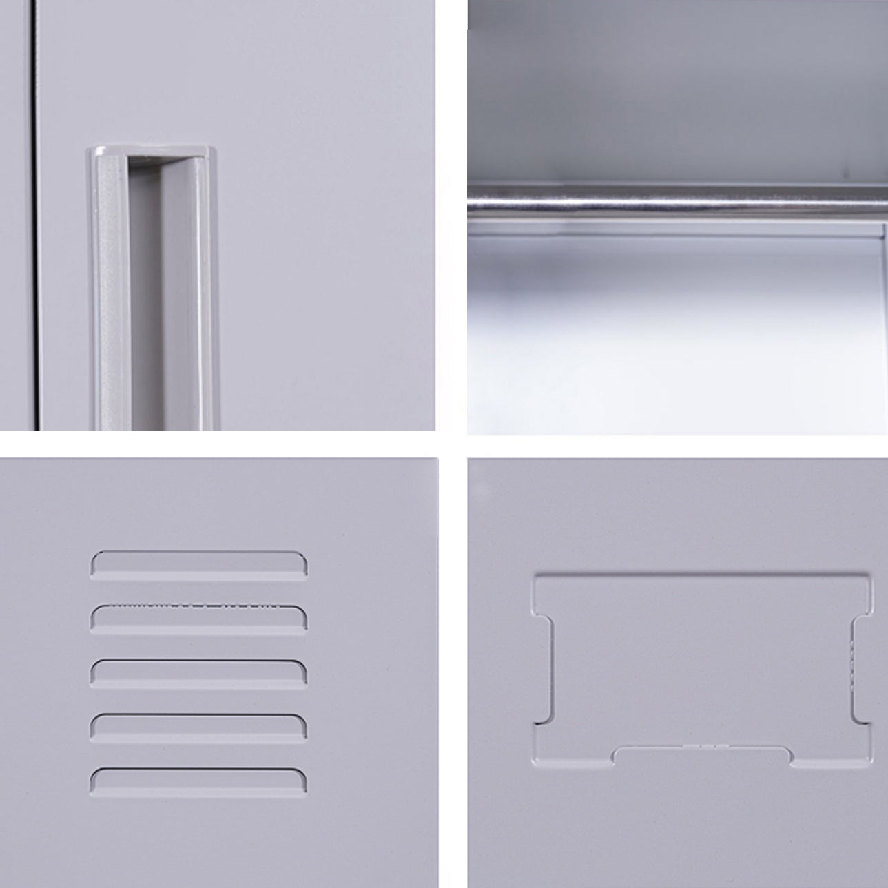 Contemporary Hinged Wardrobe Closet Metal Wardrobe Cabinet for Home